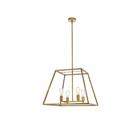 CLING 24 in. Declan Pendant in Brass CL2960272